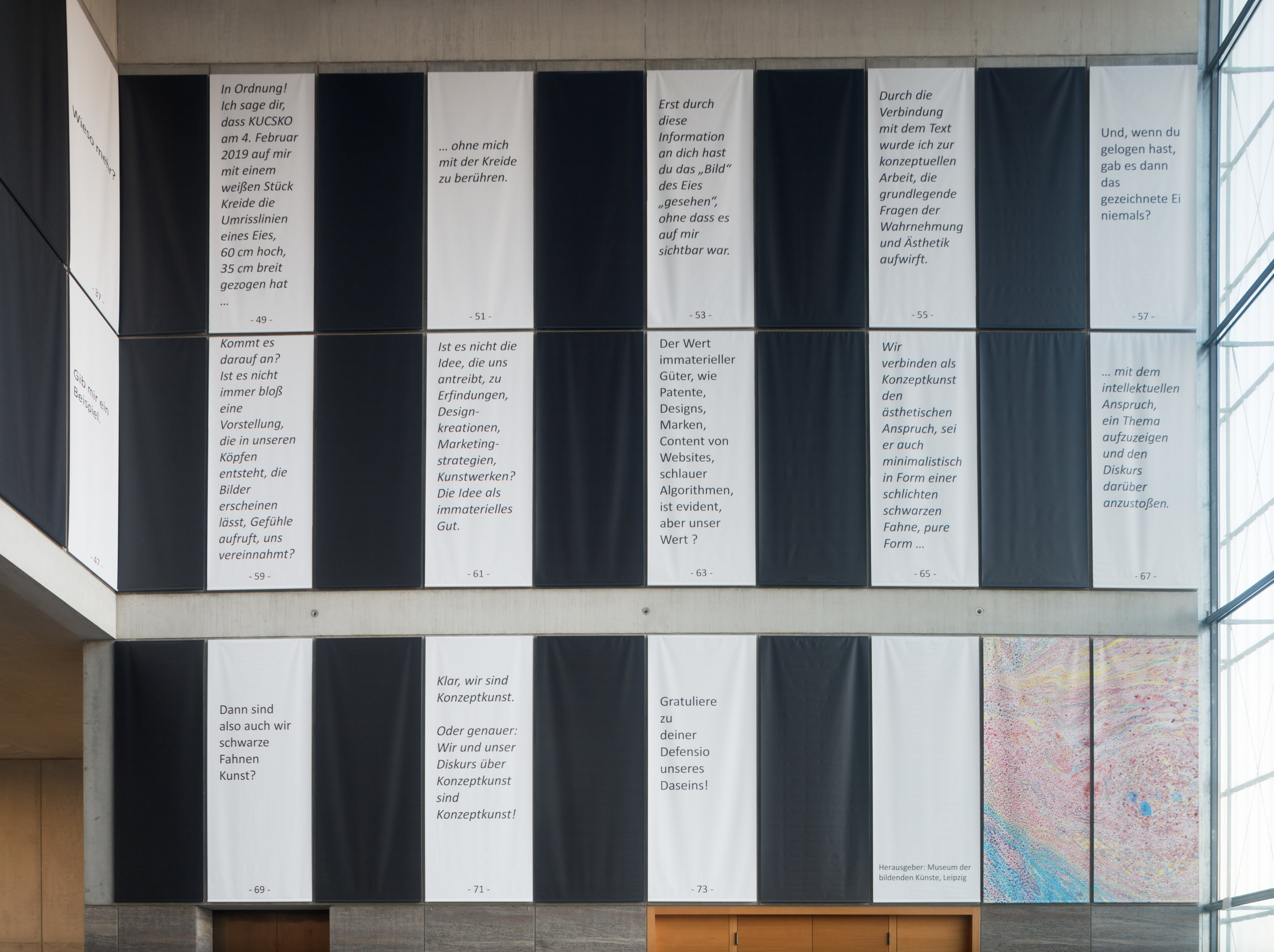 DEFENSIO (MdbK Museum der bildenden Künste Leipzig, 2019; Foto: Michael Ehritt)