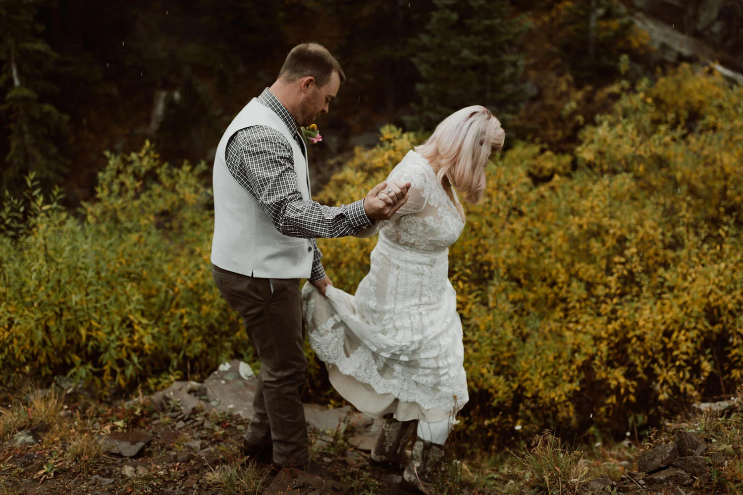 Katie & Brandon. Married.