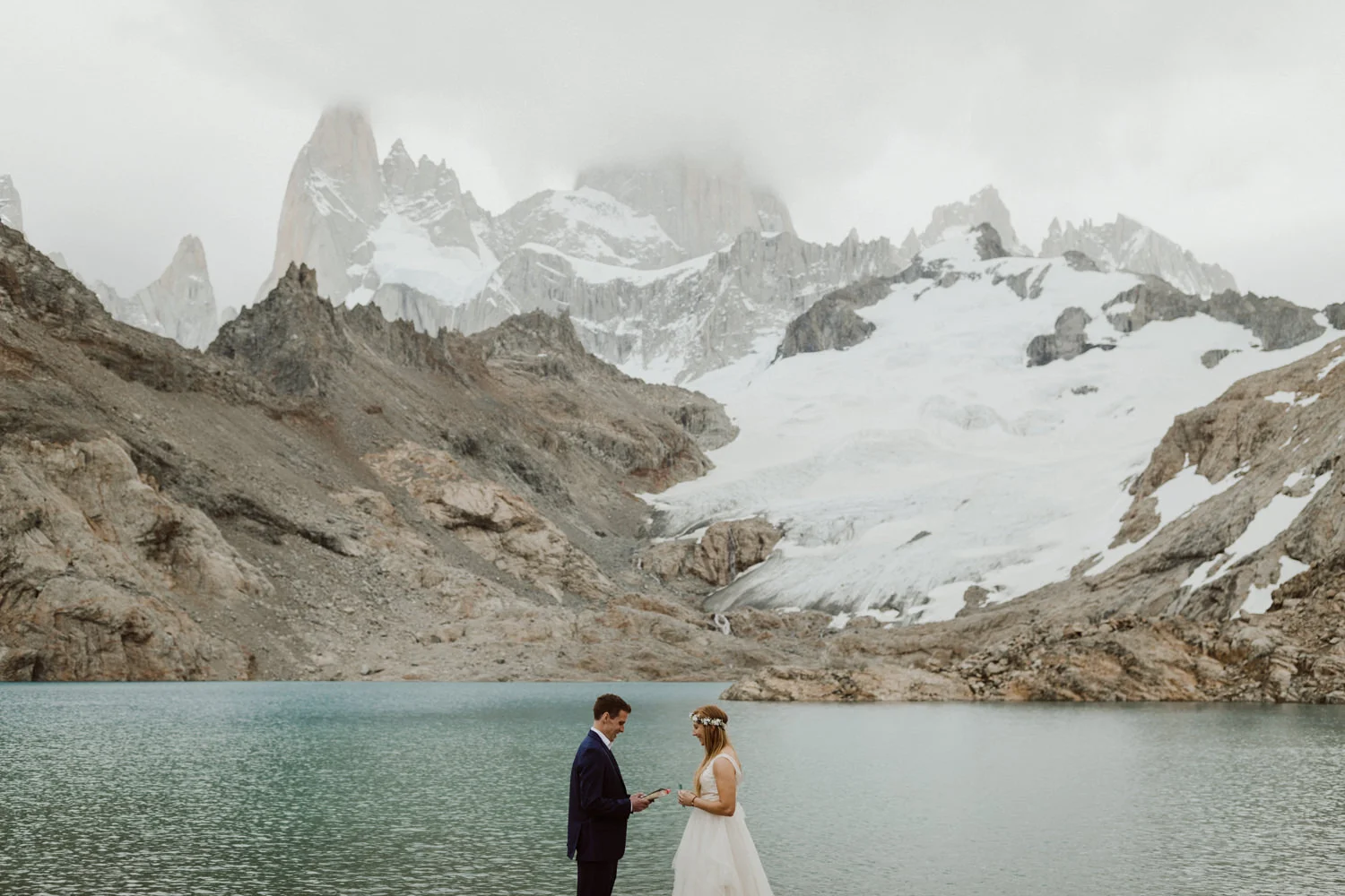 Caitlin &amp; Tim. Eloped in Patagonia.