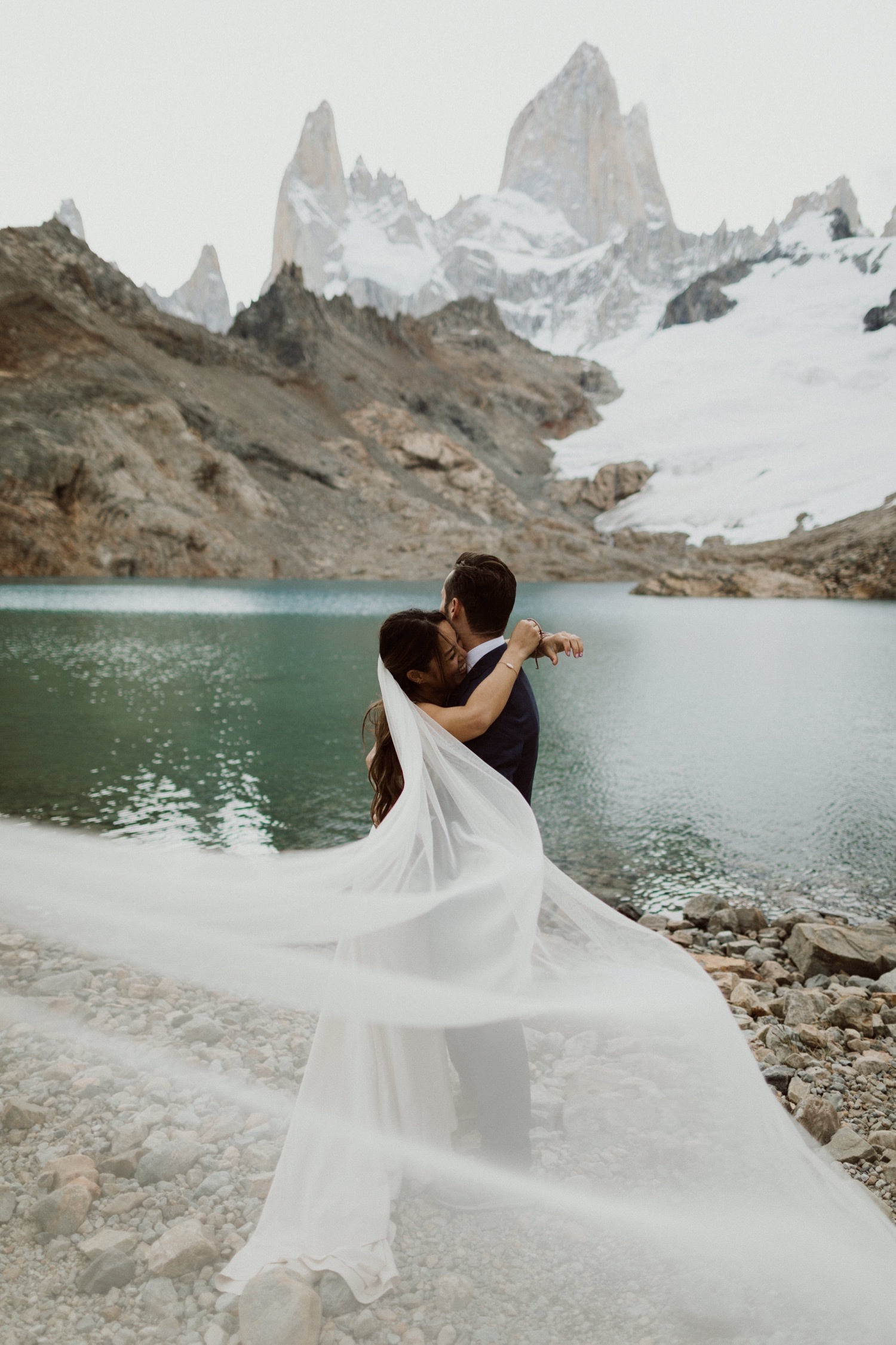 adventure bridals in patagonia