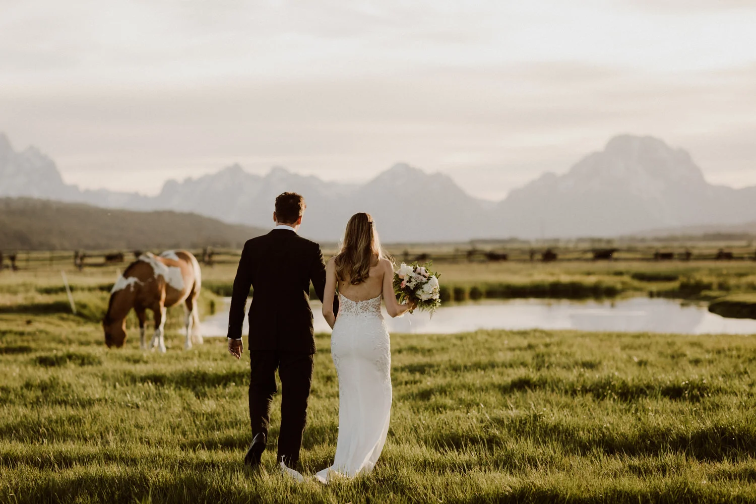 Alyce &amp; Ryan. Married in the Tetons.
