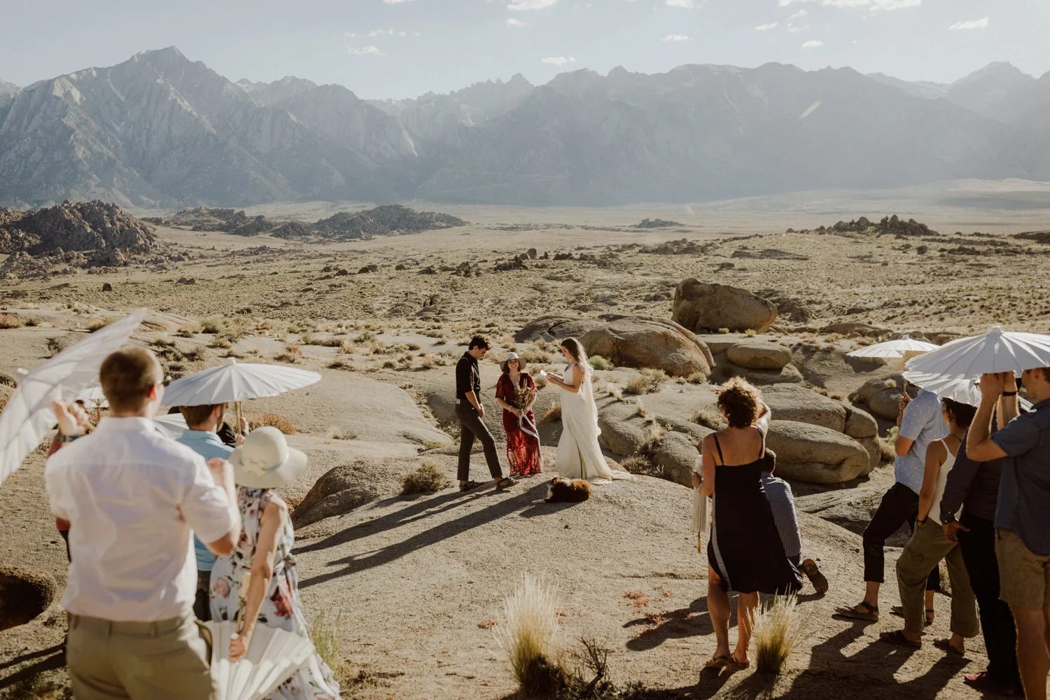 Jenn &amp; Dillen. Married in Alabama Hills.