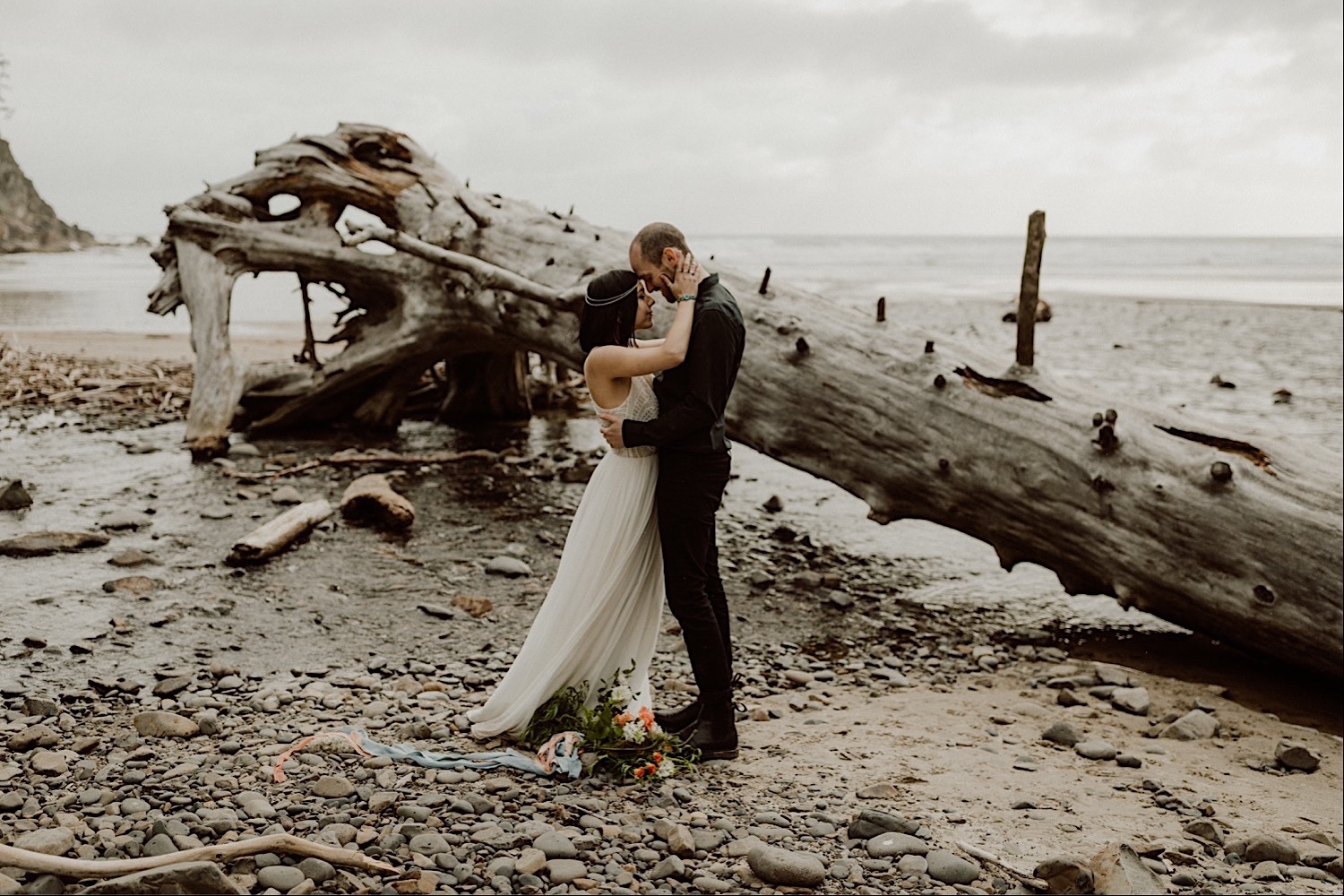 Cedar and Pines Oregon Coast Elopement