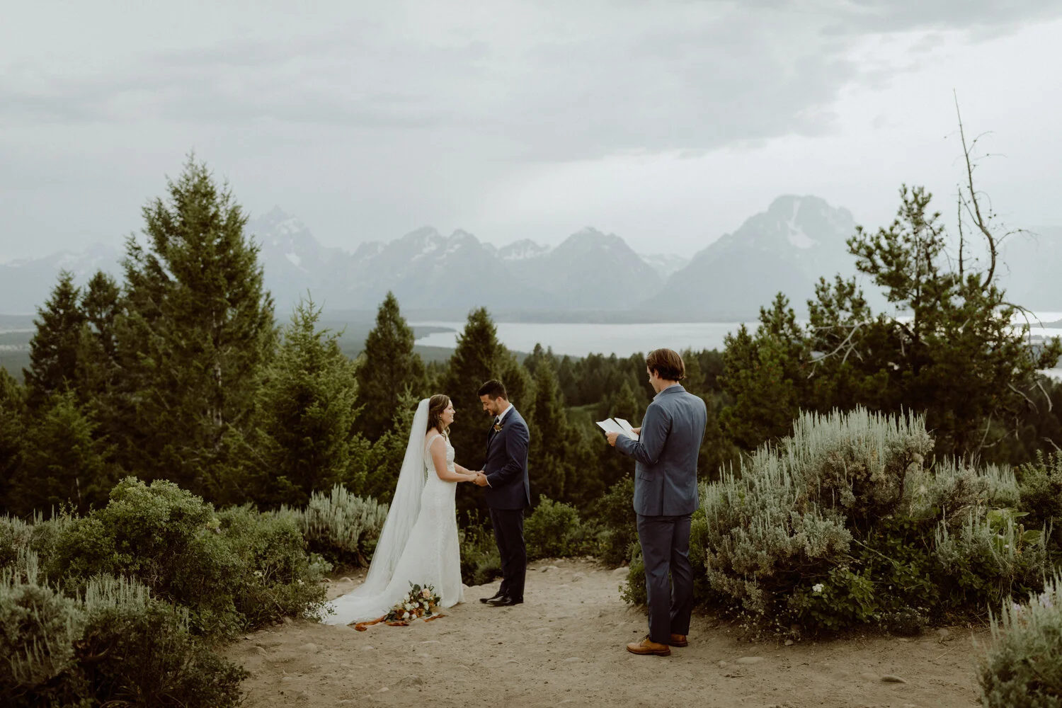 Julia + Jimmy. Married in the Tetons.