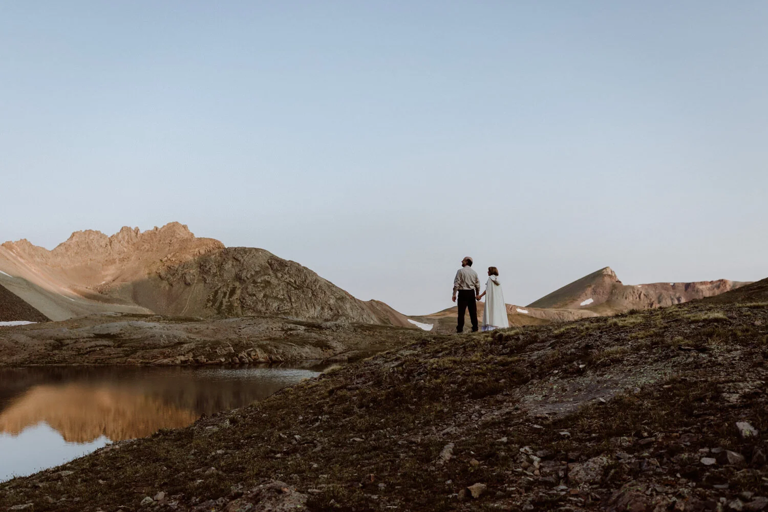 LuAnn + Jeff. Elopement on a Colorado Fourteener.