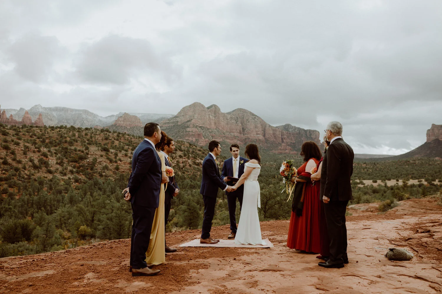 Brittany + Kevin. Married in the Arizona Desert.