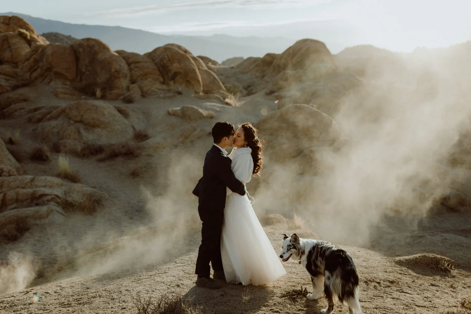 Lauren + Phil. Married in the Eastern Sierra.