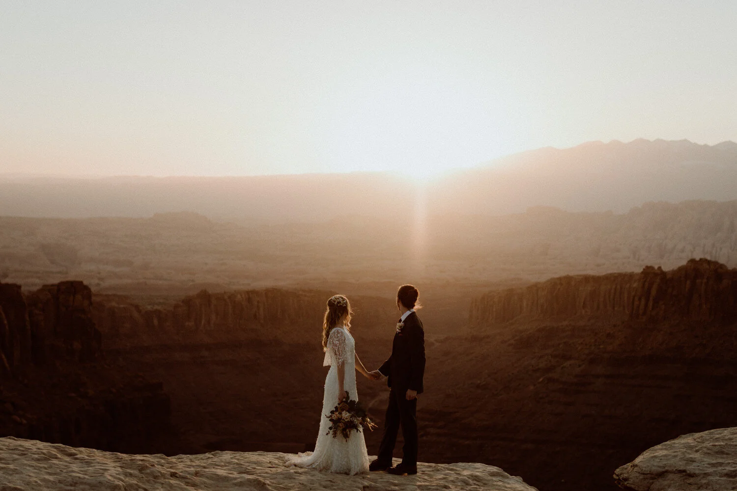 Teddy + Tara. Married in Moab.
