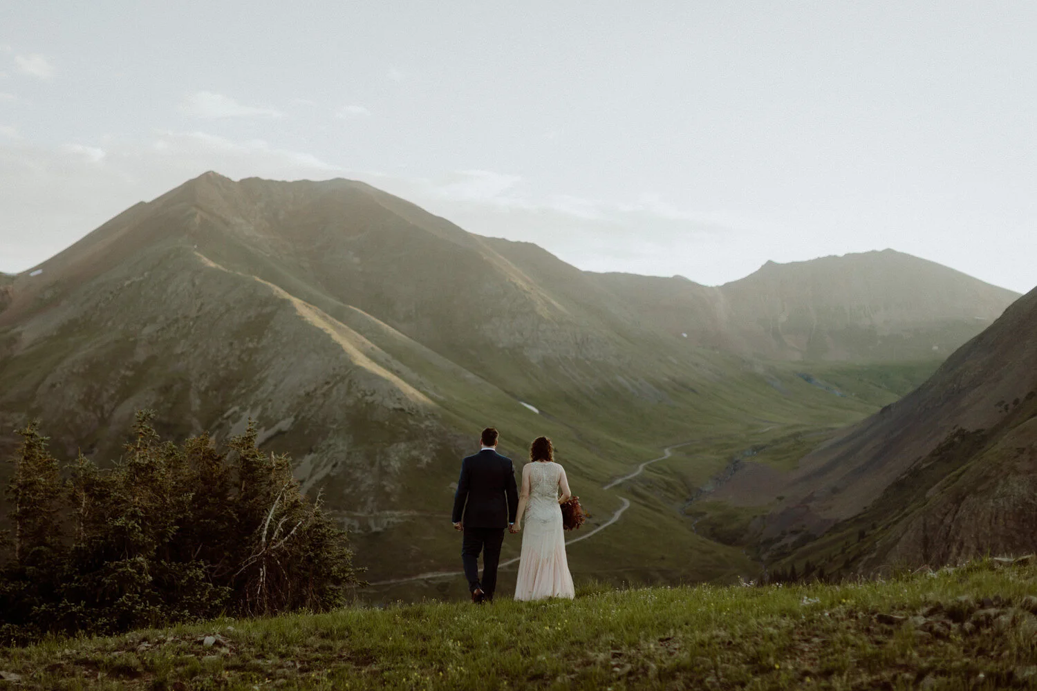 Amanda + Jacob. Married at a backcountry cabin.