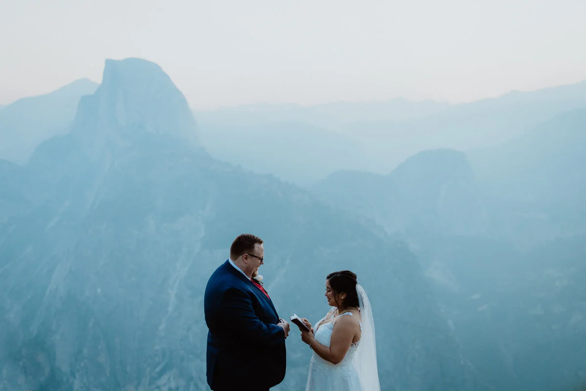 Lauren + Will. Married in Yosemite.