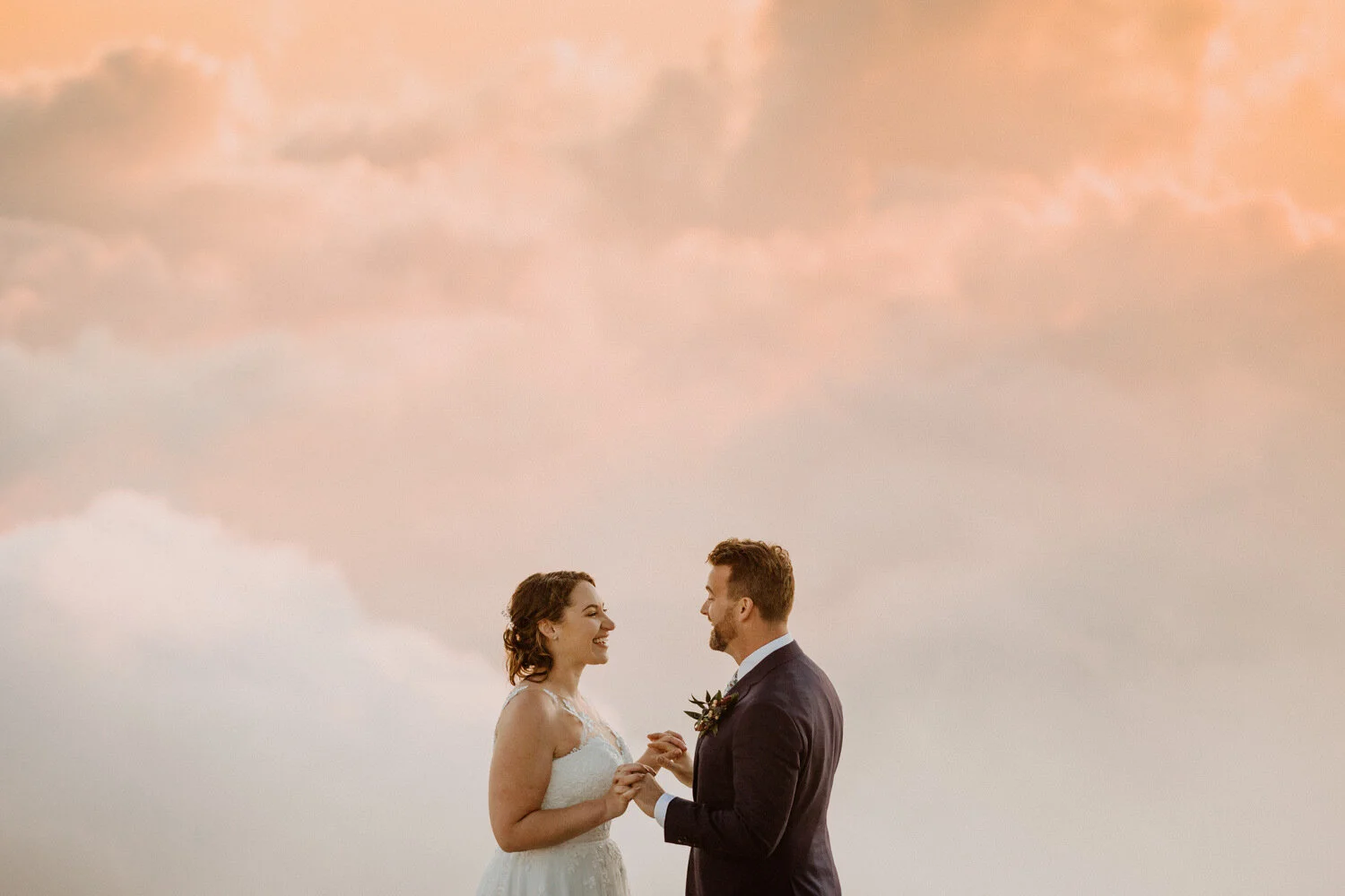 Cait + Drew. Married on Tahquitz Peak.