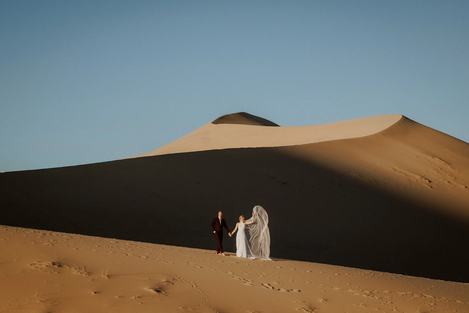 Amber + Beau. Married in the Desert.