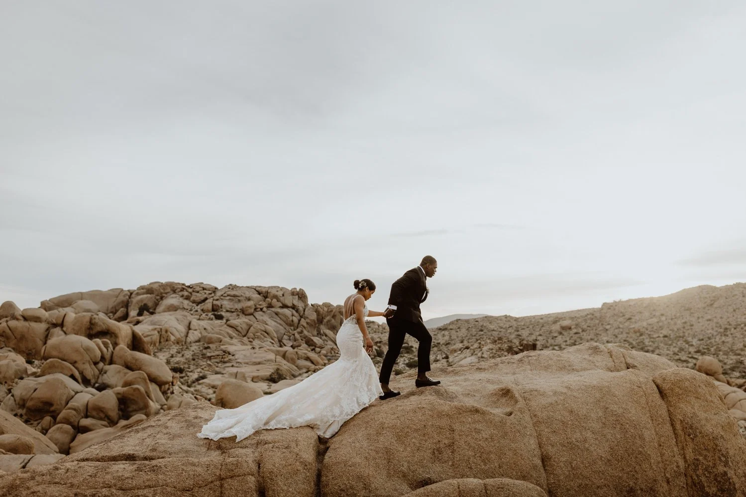 Nailah + Andrew. Married in the Desert.