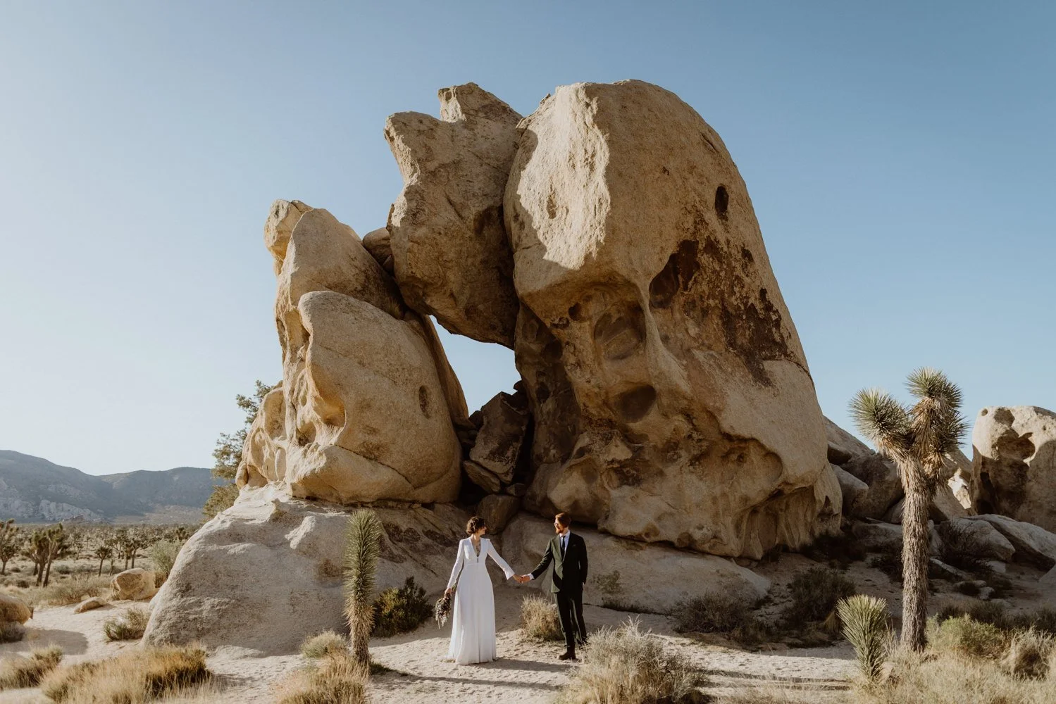 Allie + Ross. Married in Joshua Tree.