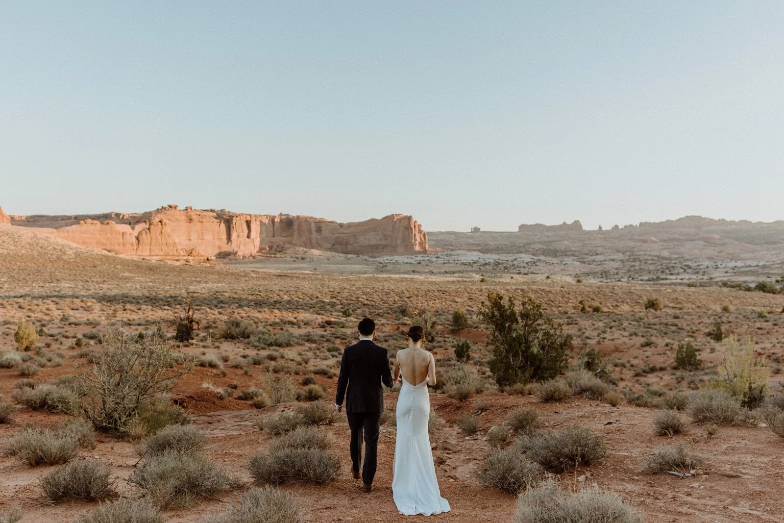 Trinity + Xinnan. Married in Moab.