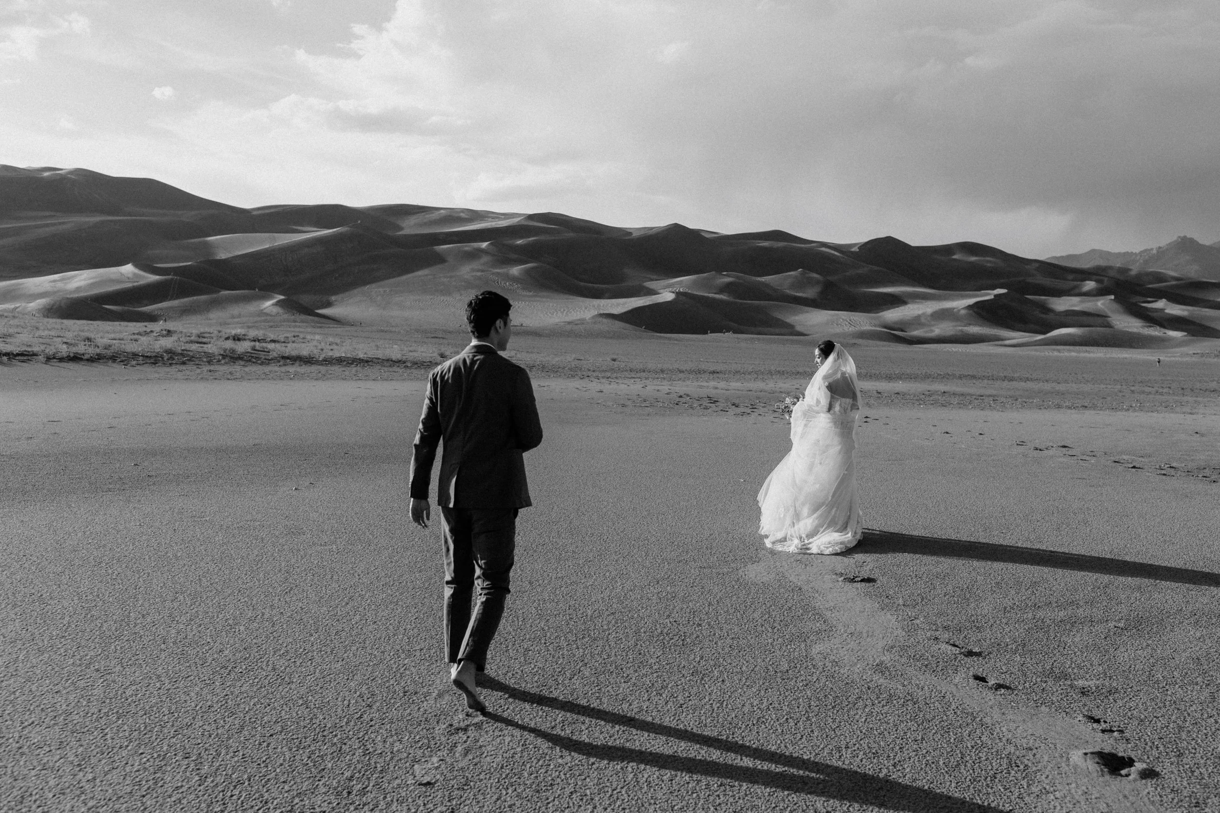 David + Katharine. Married in the Dunes.