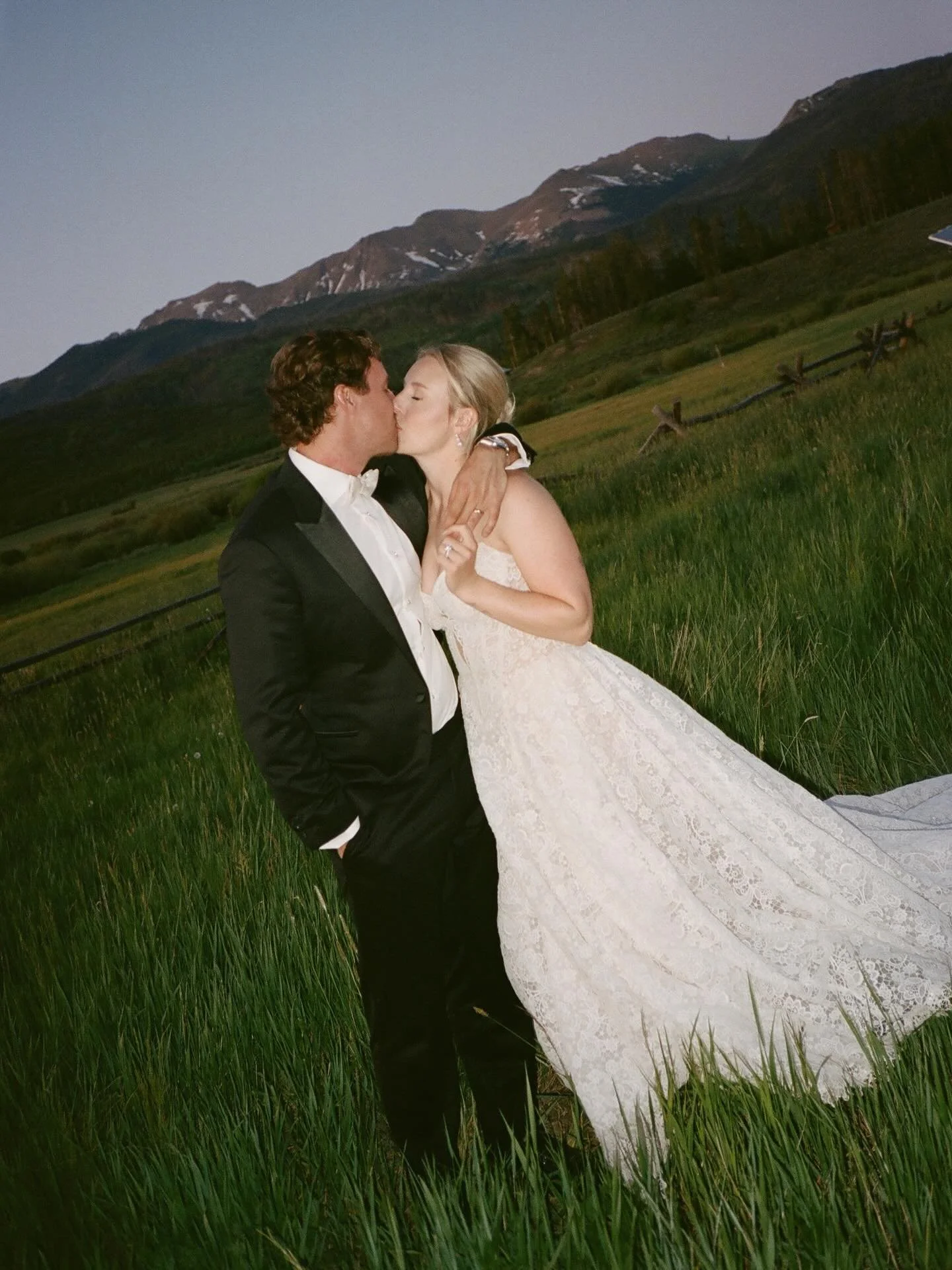 120 and 35mm, 645, point-and-shoot, SLR, and Holga. Film of various formats, stocks, and speeds used over a wedding weekend in the mountains. The specifics of the toolkit doesn&rsquo;t really matter, but the feeling of the photos does. Film captures 