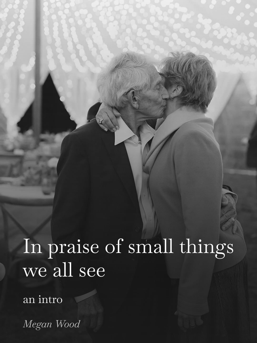 I spat my heart out and launched a Substack.

Art, weddings, etcetera