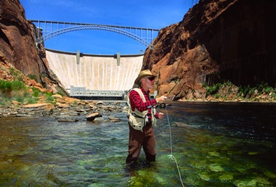 Figure 37. Glen Canyon Dam, Colorado River.
