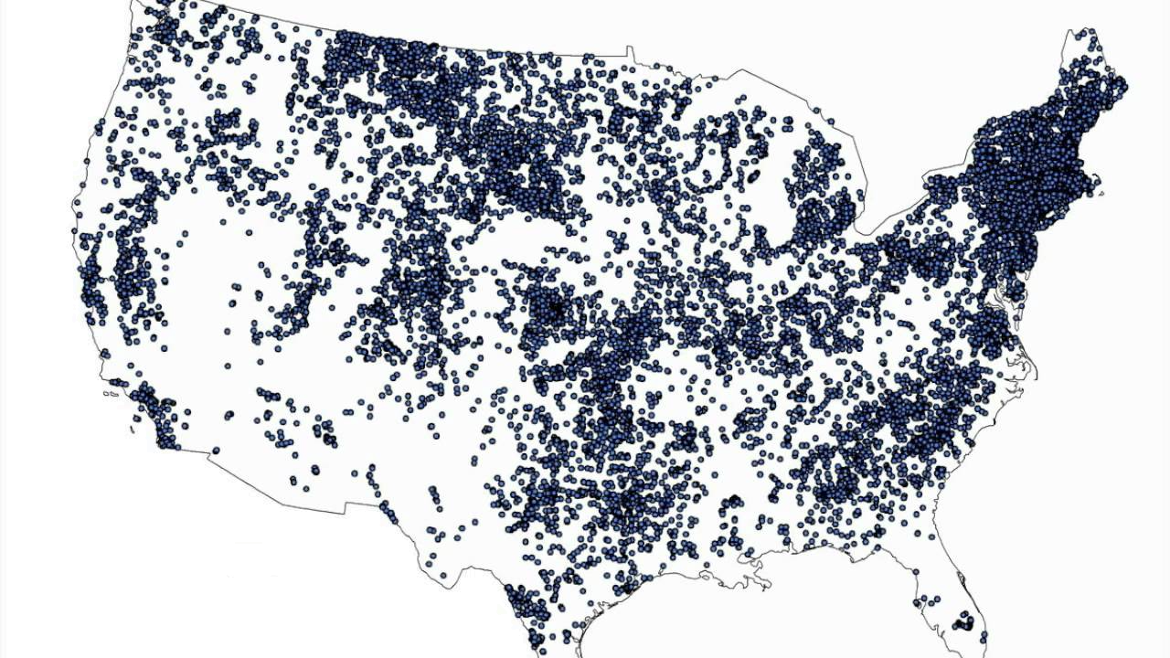 Figure 23. Dams in the US.