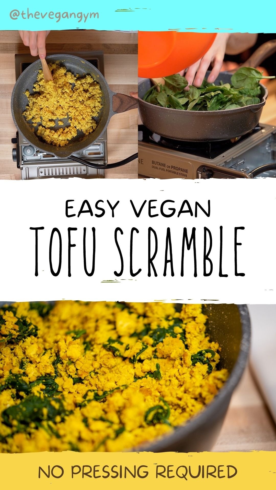 Easy Vegan Tofu Scramble Recipe — The Vegan Gym