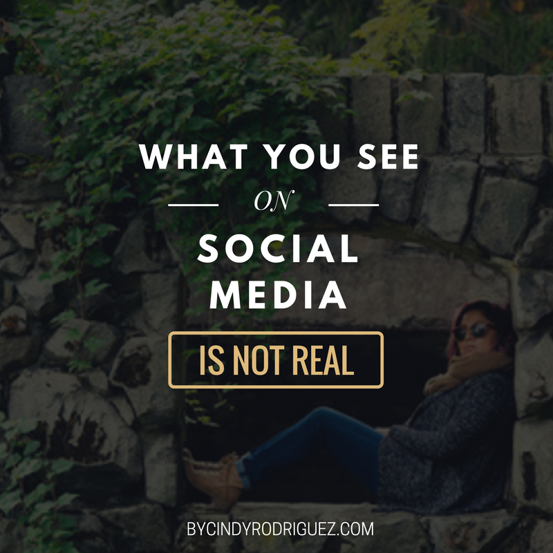 What You See on Social Media Is Not Real...