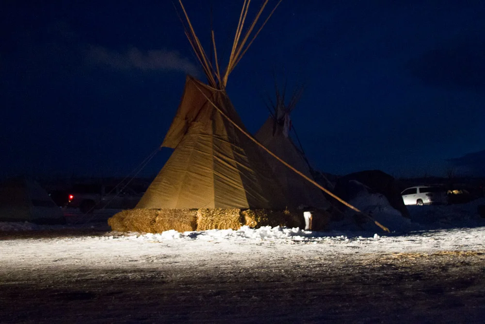 Photo taken in Standing Rock, North Dakota in 2016. 