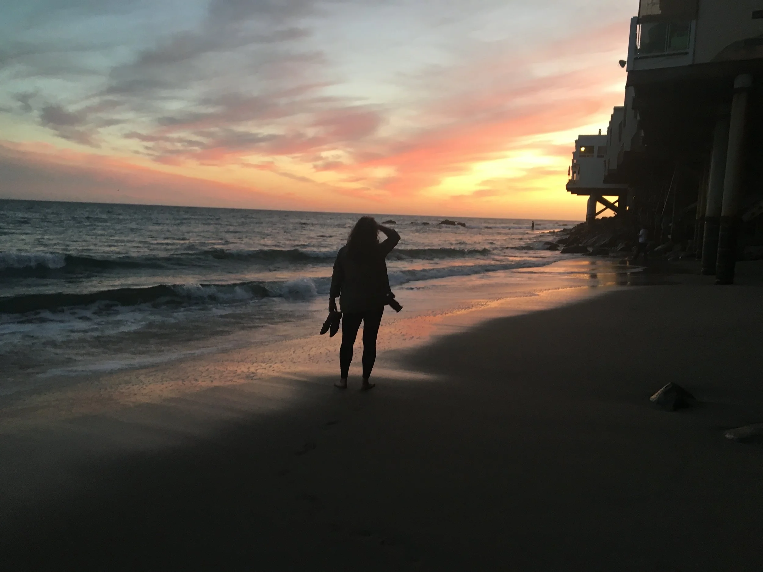 Taken in Malibu on the last leg of our road trip on the Pacific Coast Highway. Photo taken by Kathleen Pagan