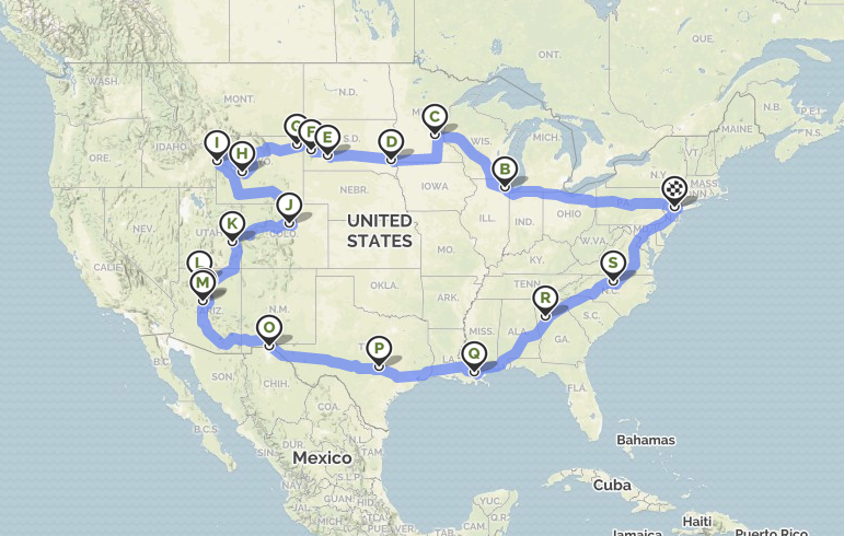 My road map.