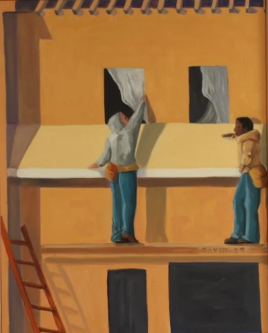 Men with Ladder