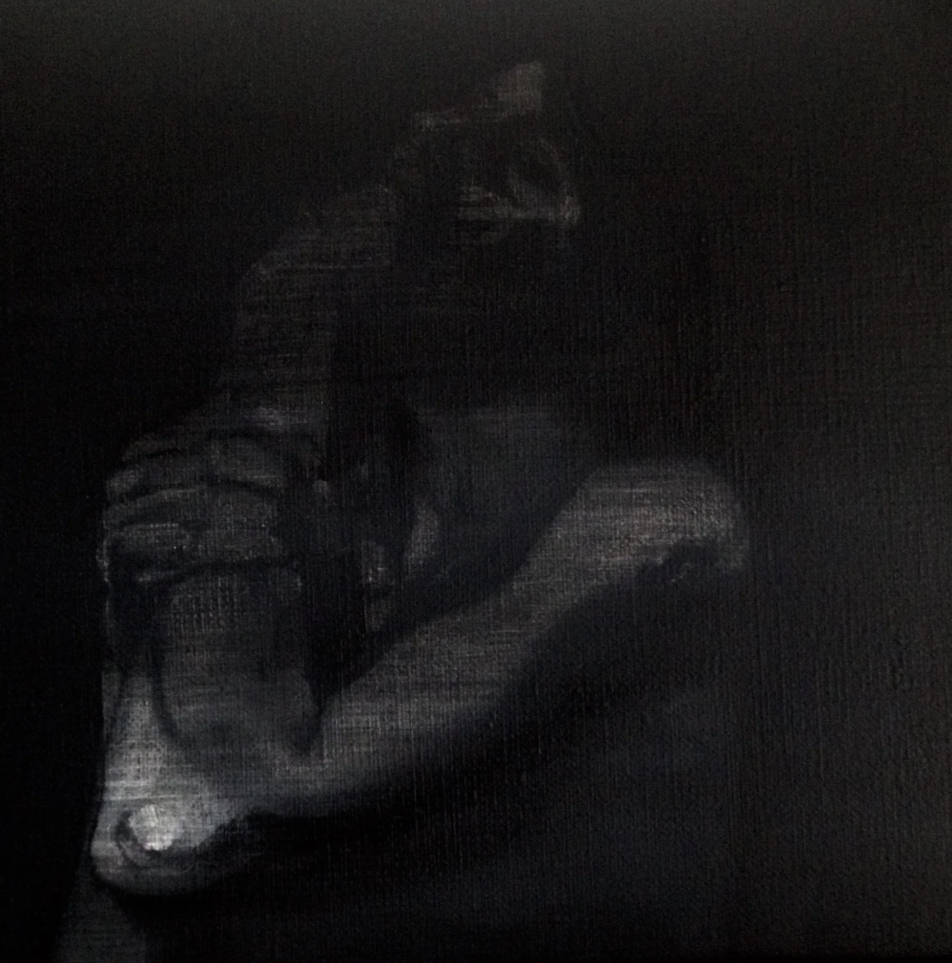 Bitch - oil on canvas, 2016 - 20x20cm 