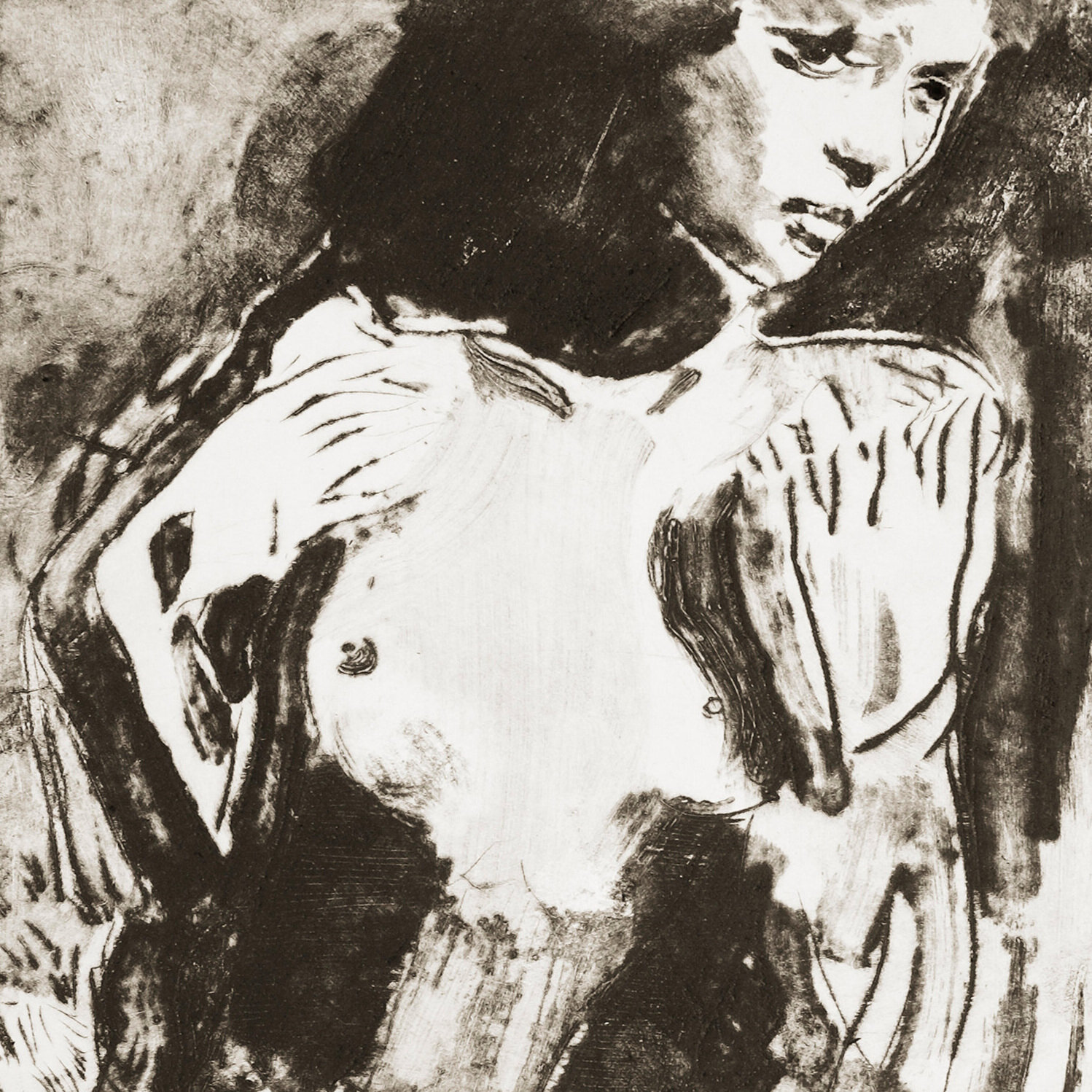 Mother - montotype, 2019 - 20x20cm