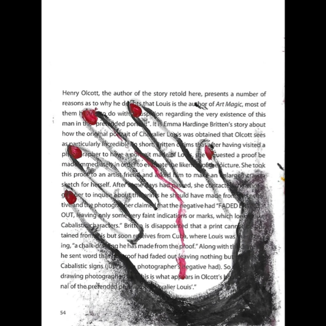 No glove - acrylic on paper, 2020 - 15 x 21cm