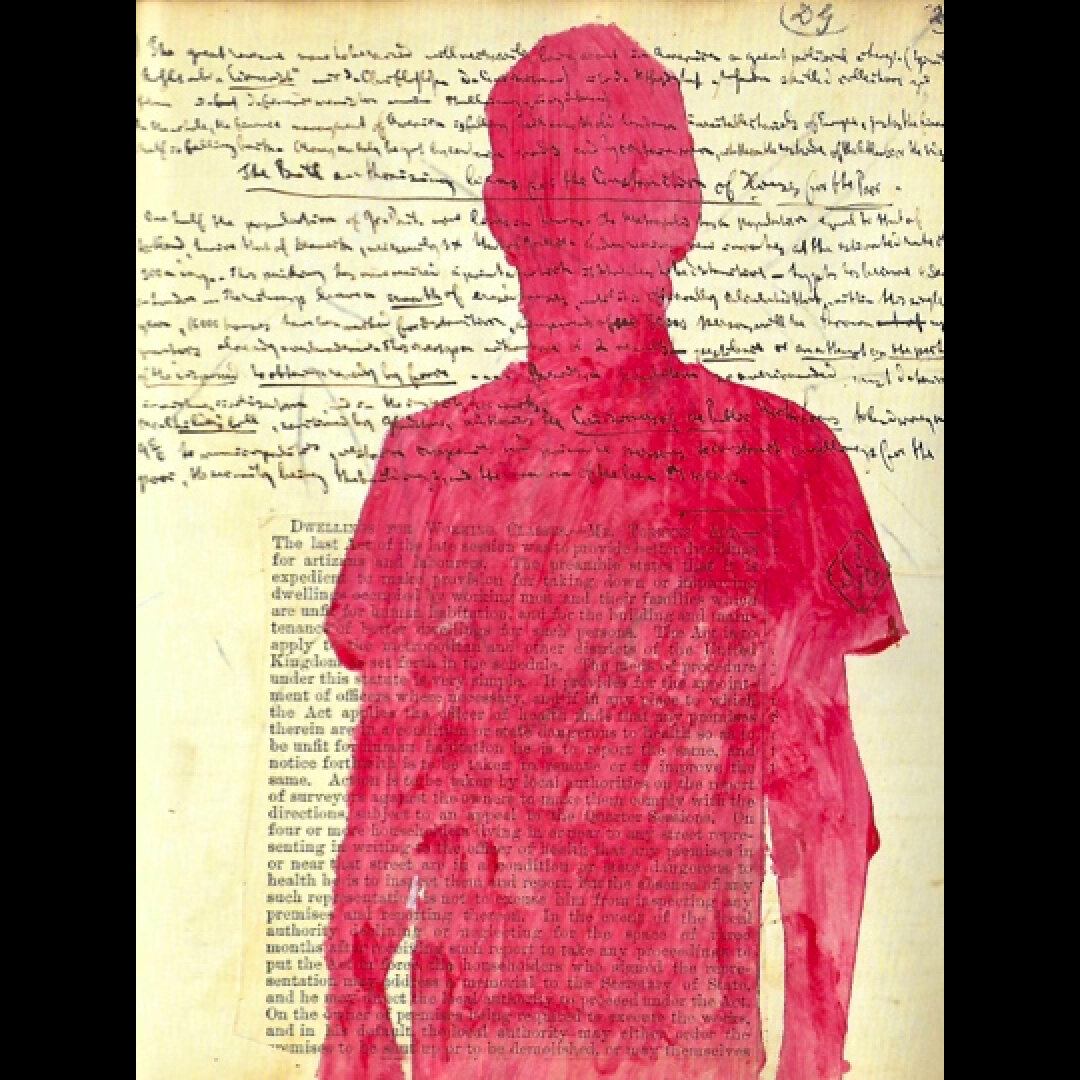 O fantasma - acrylic on paper, 2020 - 15x21cm