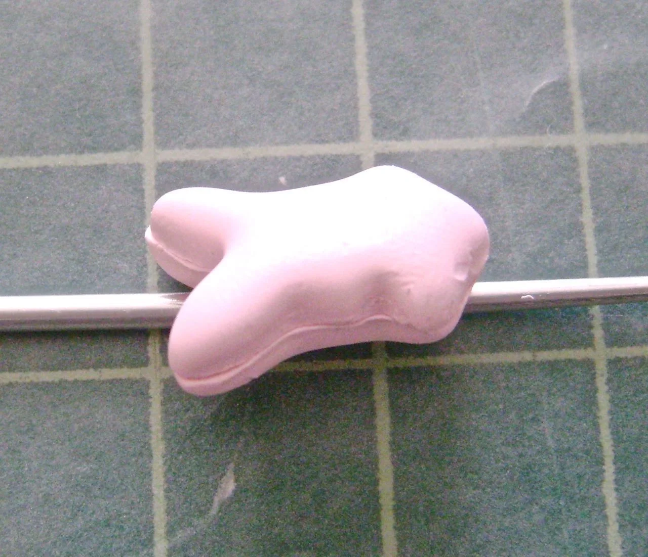 step 7 - Put two bunnies back to back matching outer edges and ears. 