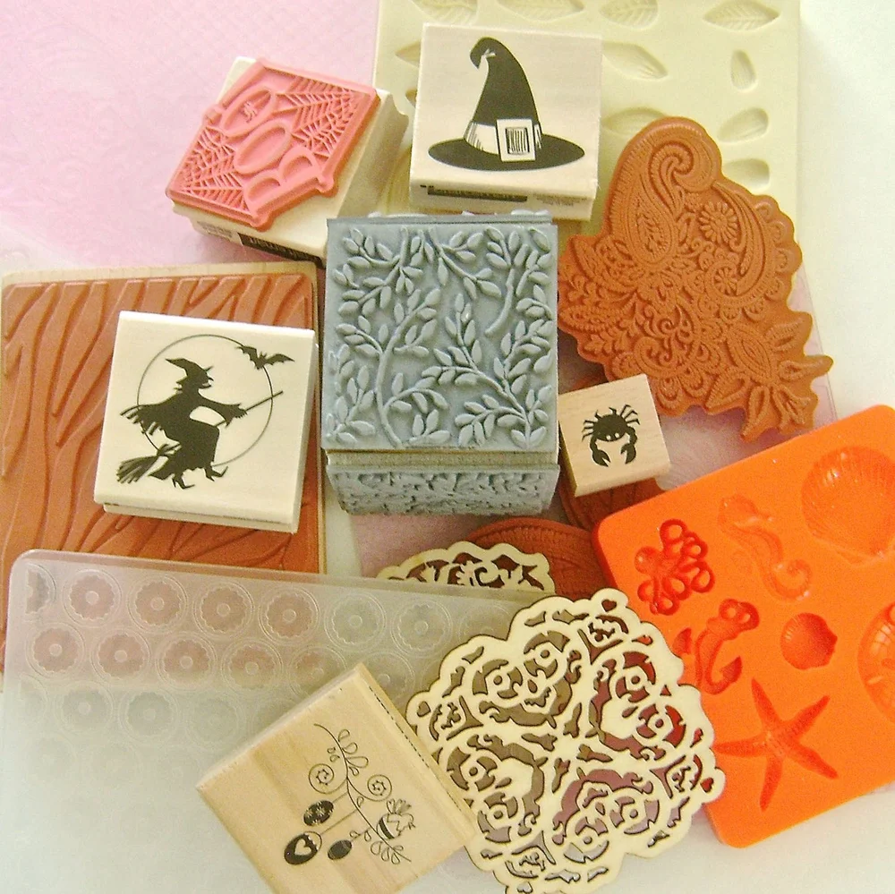 Metal Clay Stamp Metal Clay Textures Best Polymer Clay Rubber Textures