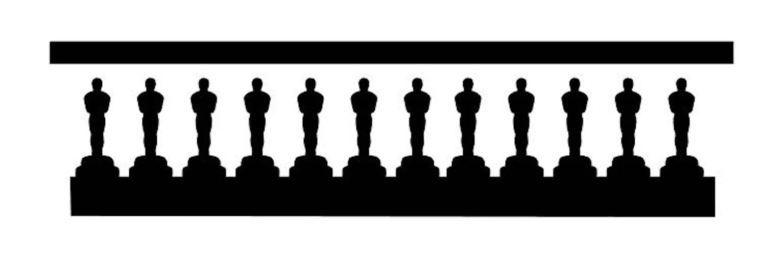 step 1 - Print the Oscar template on card stock. Cut it out with a craft knife or a Silhouette machine.