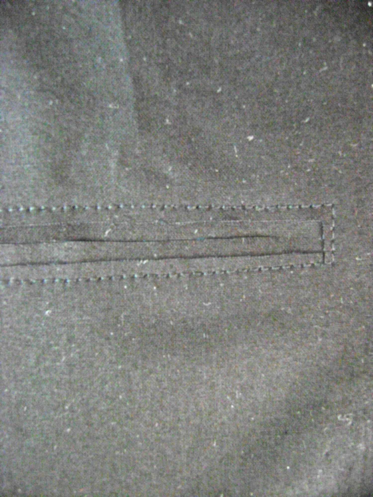 step 2 - Sew the rectangle then slit it open in the center.