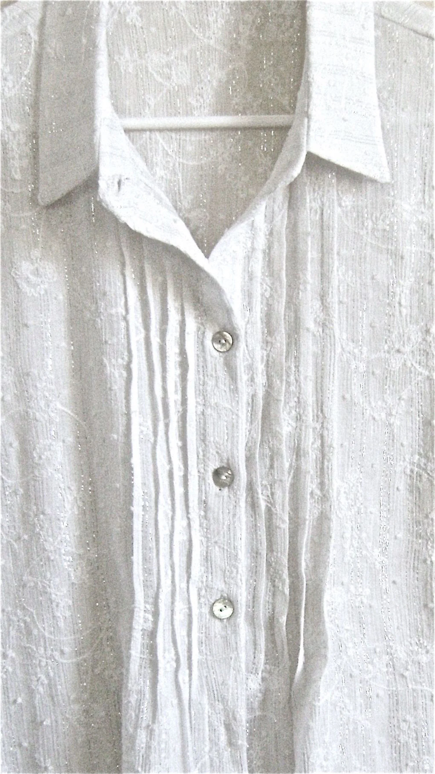 1/4" pleats spaced 1/2" apart