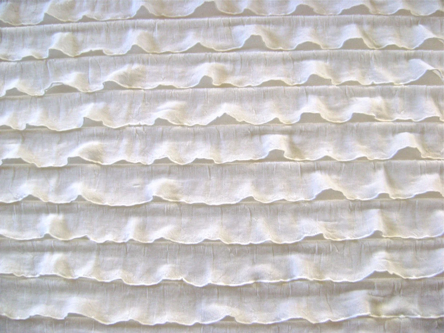50” RUFFLED FABRIC BY THE YARD