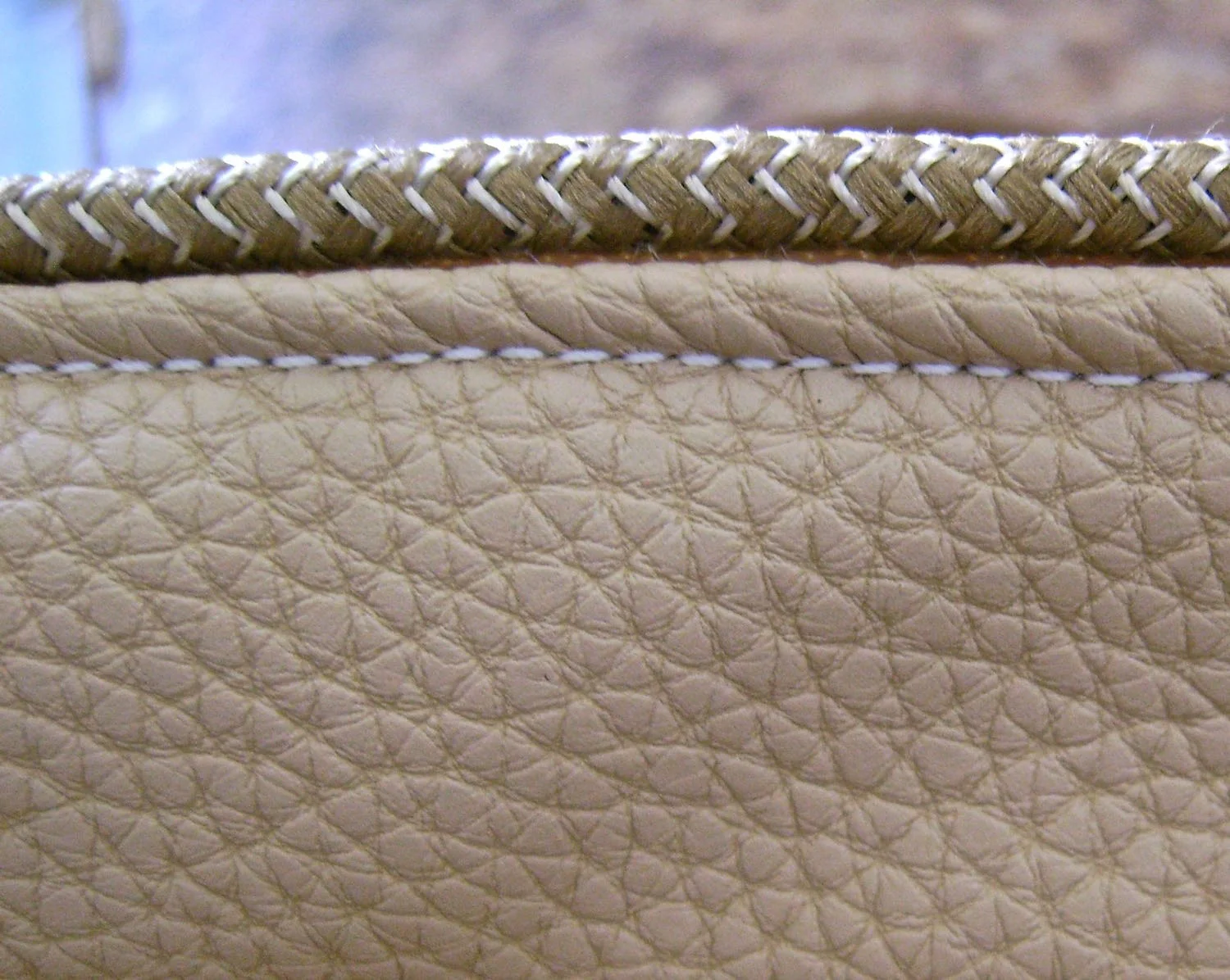 step 29 - Topstitch the the top band pieces with wrong sides together and the fleece sandwiched between them.