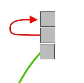 step 6 - Move the needle through a new bead. Continue adding beads in this manner. At the end of the strand remove the needle. Add another thread and begin the nextseparate strand.