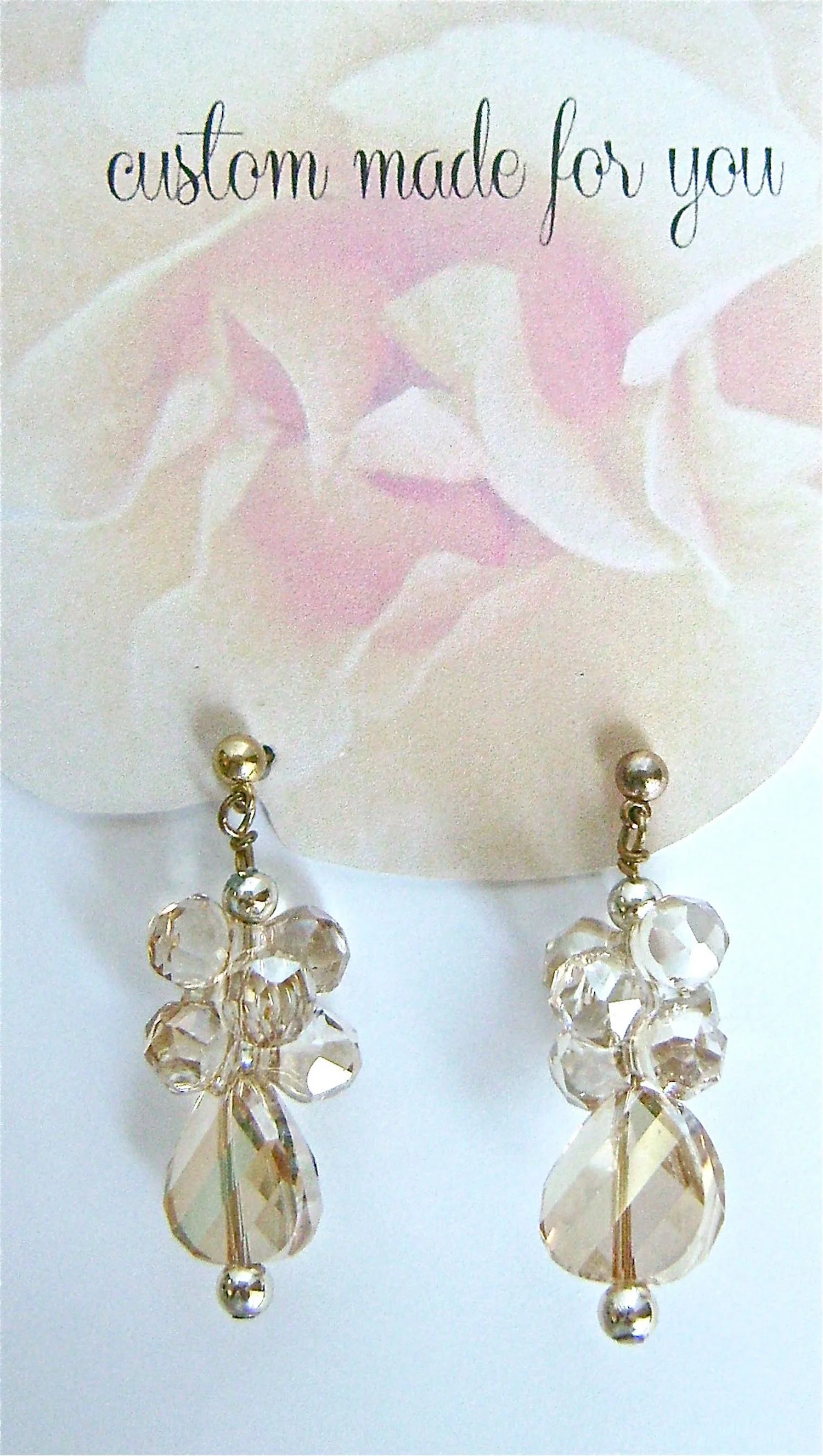 earrings measure 1" long