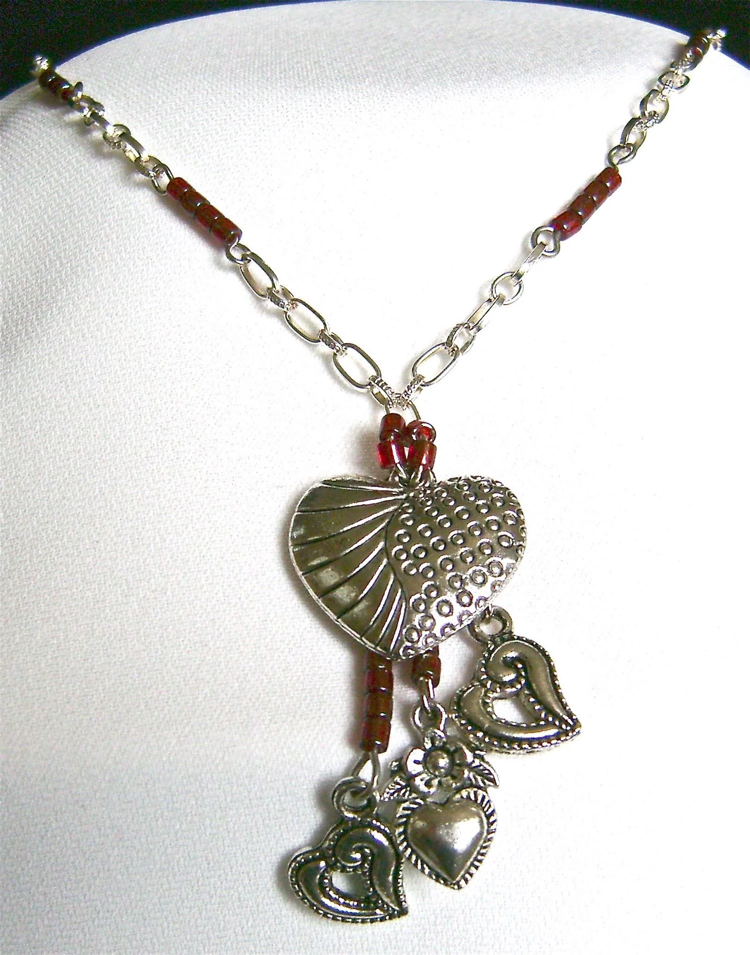 necklace measures 18"