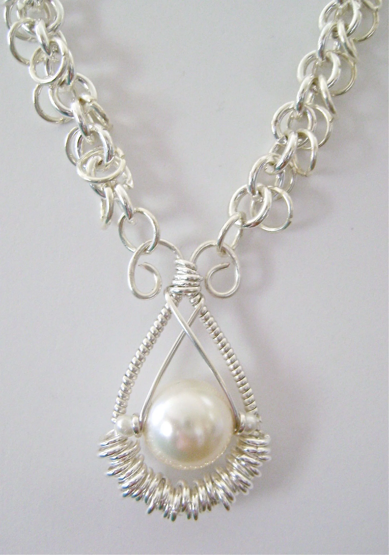 necklace measures 18"