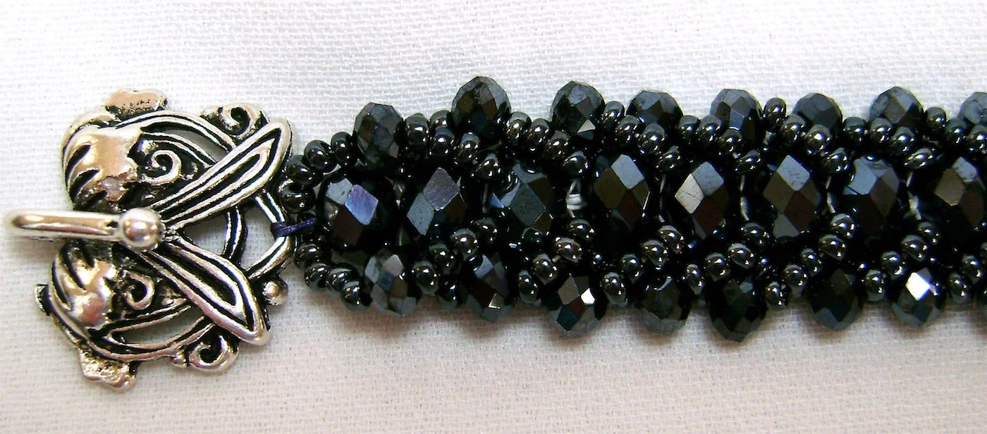 All midnight blue beads - 11/0 seed beads, 4mm and 6mm rondelles