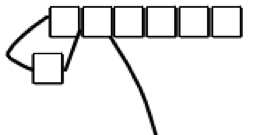 step 3 - Pass your needle through the second bead of the previous row. Don’t worry too much about the look of things at this point.