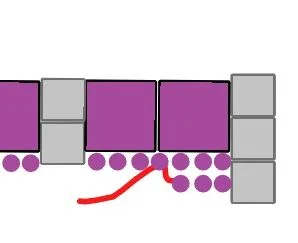 step 8 - Move through the needle through the bottom holes of the stone beads adding spacer beads between them. Slip the needle through a round bead, through the bottom hole of the clasp, back through the round bead.