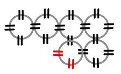 step 4 - Place the bead in between the two green rings.