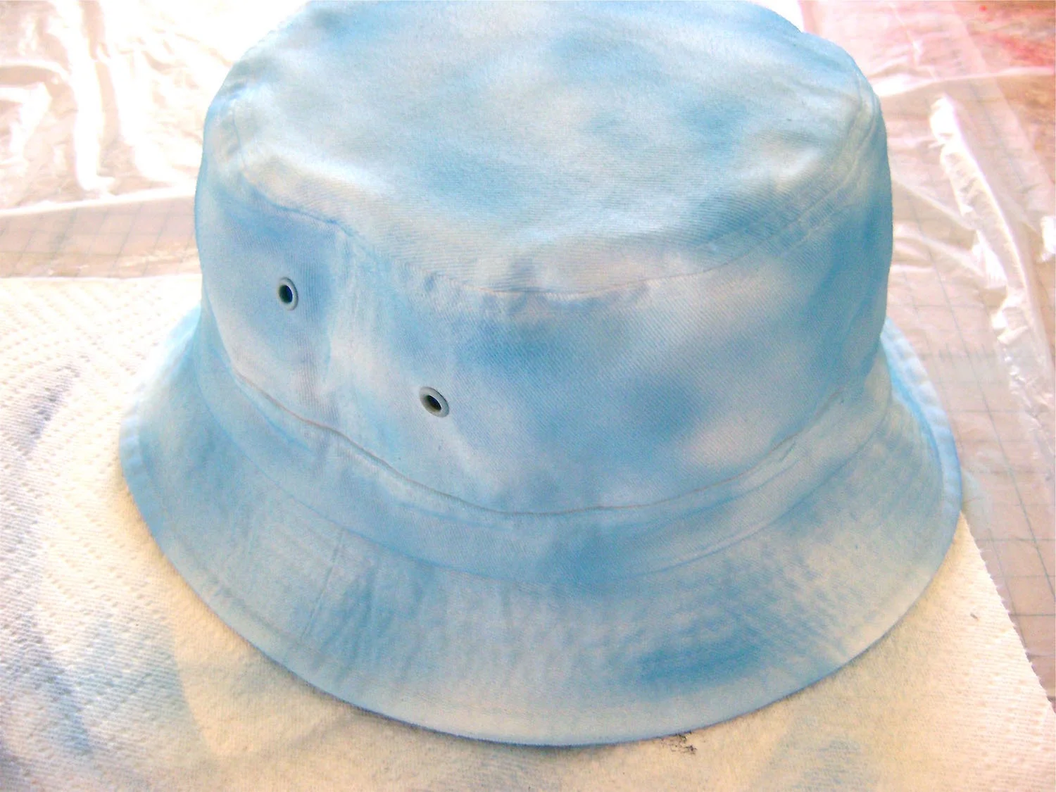 step 10 - Follow with medium blue.